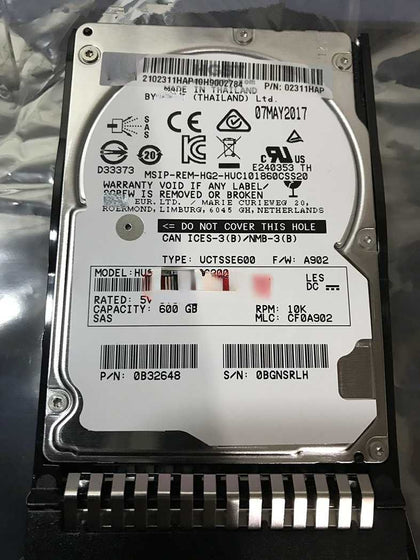RH5585 RH8133 V3 RH5885 V4 Hard Drives 600G 10K 2.5 SAS 12G