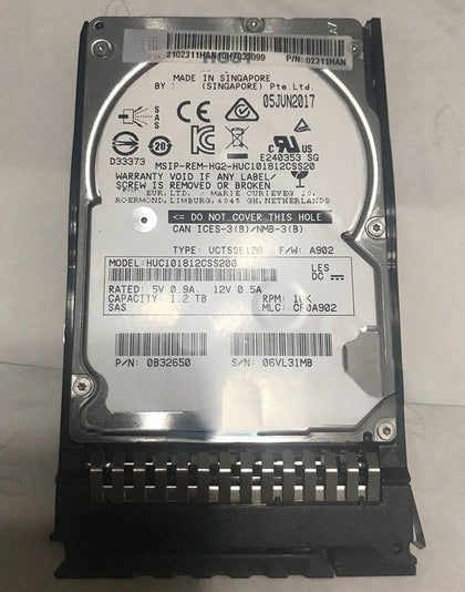 RH5885 V2 RH2488 V2 RH2285 V2 Hard Drives 1.2T 10K 2.5 SAS
