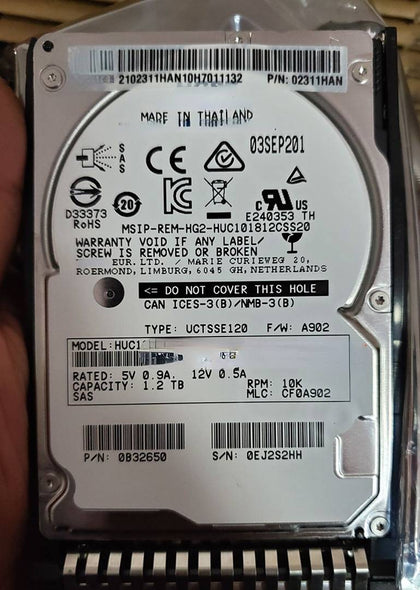 XH622 V3 XH628 V3 CH140 V3 1.2T 10K 2.5 SAS Hard Drives