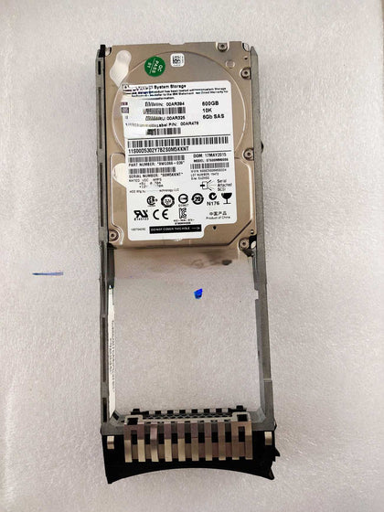 IBM 00AR325 00AR394 00AR478 600G 10K 2.5 SAS V7000 Gen2 Hard Drives