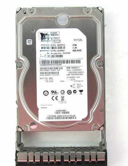 IBM 00AR418 00AR321 00AR486 3T 7.2K SAS 3.5 V7000 Gen2 Hard Drives