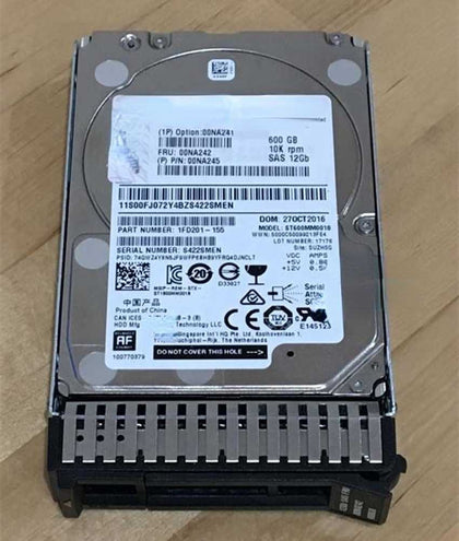 IBM 00NA242 600G 10K 2.5inch SAS 12GB 00NA245 M5 X6 Hard Drives