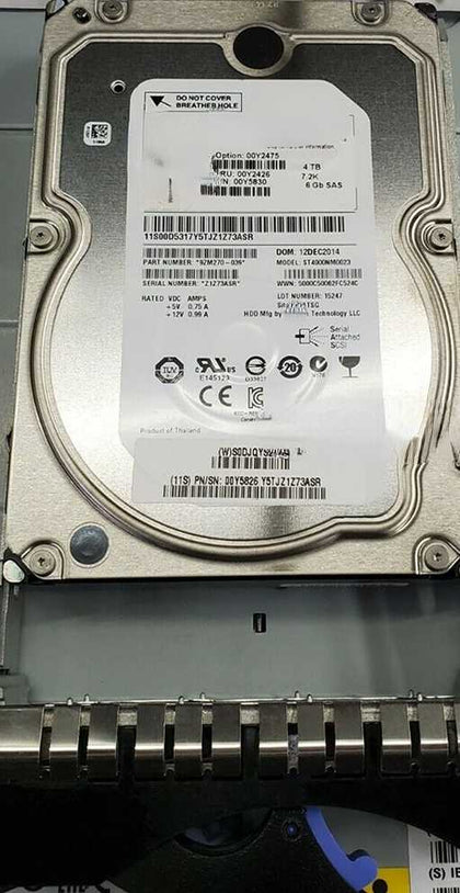 IBM 00Y2426 00Y5826 4T 7.2K 3.5 SAS 6Gb V3500 V3700 Hard Drives