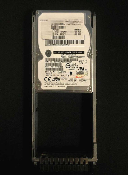 IBM 00Y2501 00Y2429 00Y5719 300G 10K 2.5 SAS V3500 V3700 Hard Drives