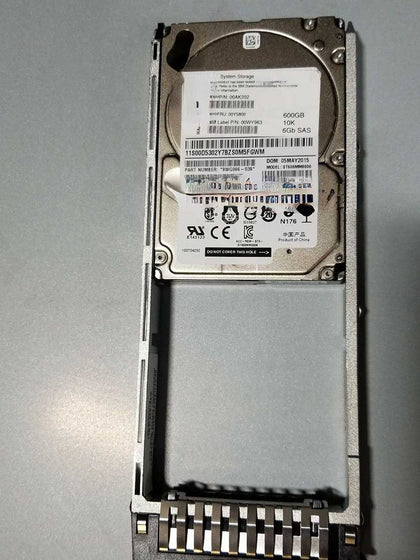 IBM 00Y5800 00AK202 00WY963 600G 10K 2.5inch SAS 6Gb Hard Drives