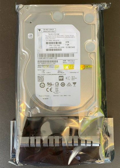 IBM 01DE343 01EJ582 01EJ856 6T 7.2K 3.5 SAS 12G V3700 V2 Hard Drives