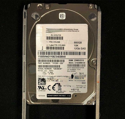 IBM 01EJ719 01EJ586 900G 10K 2.5 SAS 12G 01EJ865 V3700V2 Hard Drives