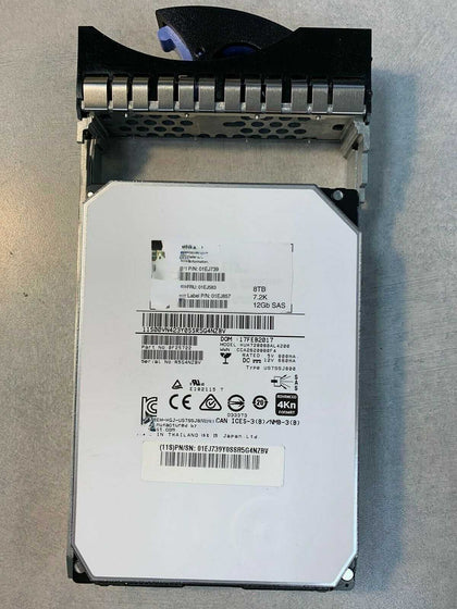 IBM 01EJ739 01EJ583 00EJ857 8T 7.2K 3.5 SAS V3700 V2 Hard Drives