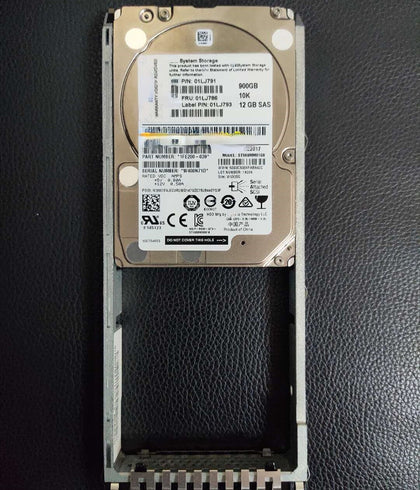 IBM 01LJ791 01LJ786 900G 10K 2.5 SAS 12Gb V7000 G2 Hard Drives