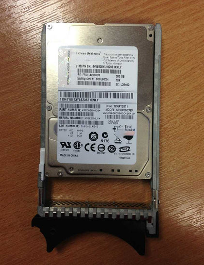 IBM 1885 44V6833 44V6838 300G 10K 2.5 SAS P710 P720 P750 Hard Drives