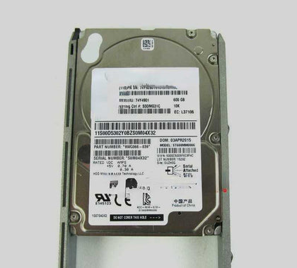 IBM 1964 74Y9280 74Y4901 600G 10K 2.5 SAS pSeries Hard Drives