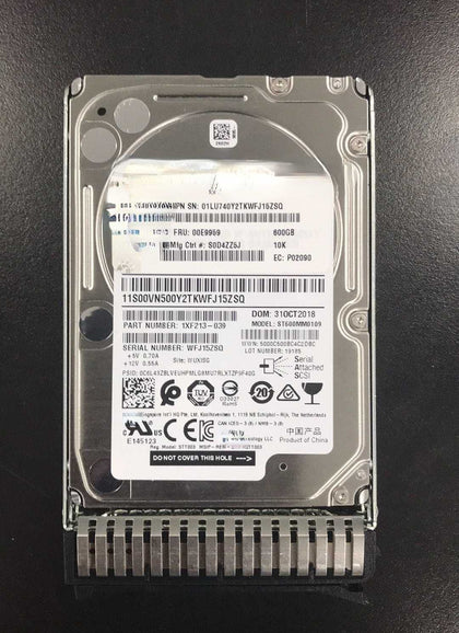 IBM 4224 ESF5 00E9959 00E9955 600G 10K 2.5 SAS 6Gb Hard Drives
