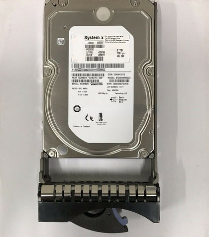 IBM 42D0767 42D0768 42D0771 2T 7.2K 3.5 SAS Hard Drives