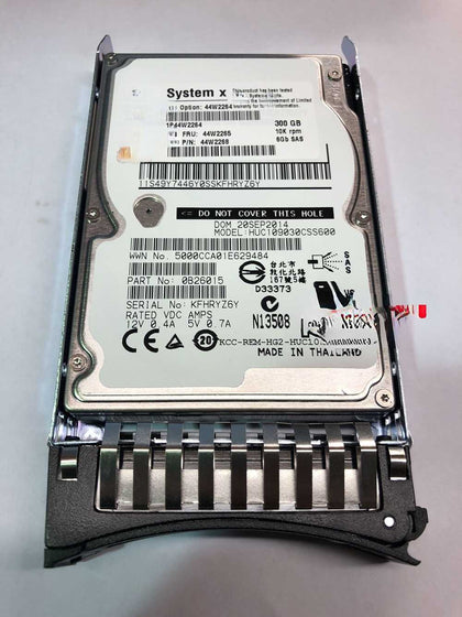 IBM 44W2264 44W2265 300G SAS 10K 2.5 44W2268 Hard Drives