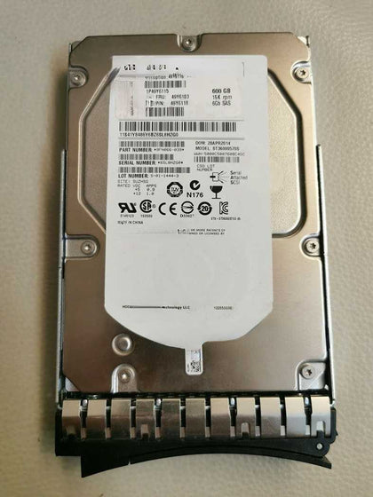 IBM 49Y6102 49Y6103 600G 15K 3.5 SAS X3650 M4 X3630 M4 Hard Drives