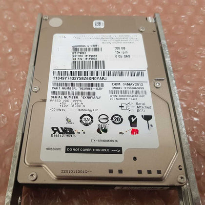 IBM 81Y9891 81Y9913 81Y9902 300G 15K 3.5 SAS DS3500 Hard Drives