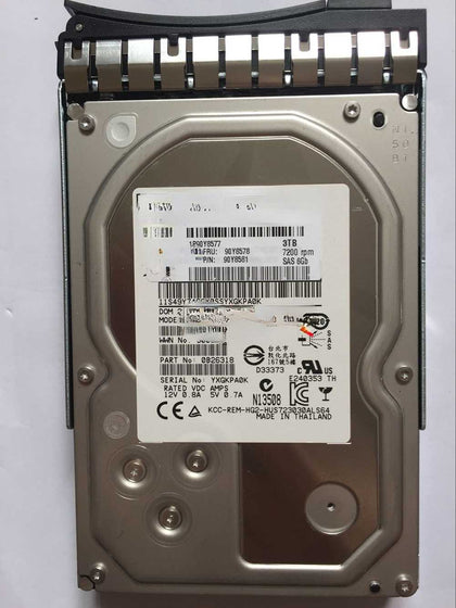 IBM 90Y8578 90Y8577 3T 7.2K 3.5 SAS 6gb X3650 M4 Hard Drives