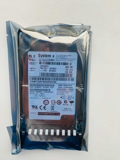 IBM 90Y8872 90Y8873 90Y8876 600G 10K 2.5inch SAS 6G Hard Drives