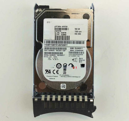 IBM Flex System X220 X230 X440 Hard Drives 500G 7.2K 2.5inch SAS