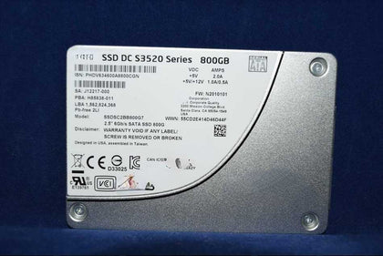 IBM X3300 X3400 X3500 M2 M3 M4 Solid State Hard Drives 800G 2.5inch SATA SSD