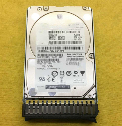 IBM X3500 M5 X3550 M5 X3650 M5 Hard Drives 1.2T 10K 2.5inch SAS
