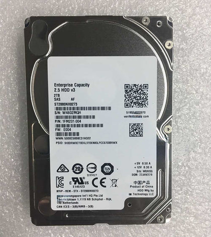 IBM X3500 M5 X3550 M5 X3650 M5 Hard Drives 2T SAS 2.5 7.2K 12Gb