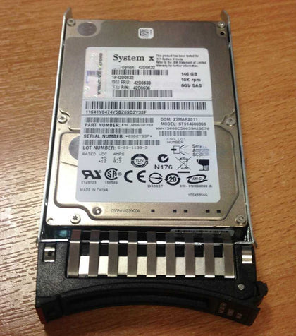 IBM X3550M2 X3550M3 X3550M4 Hard Drives 146G 10K 2.5 SAS