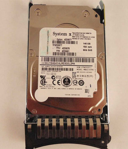 IBM X3550M2 X3550M3 X3550M4 Hard Drives 146G 15K 2.5 SAS
