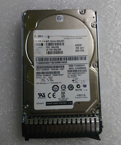 IBM X3850 X5 X3550 M5 X3650 M5 Hard Drives 600G 10K 2.5inch SAS