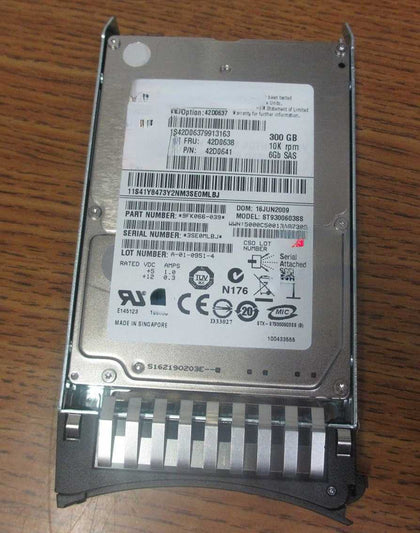IBM X3850 X5 X3950 X5 X3690 X5 Hard Drives 300G 10K 2.5inch SAS