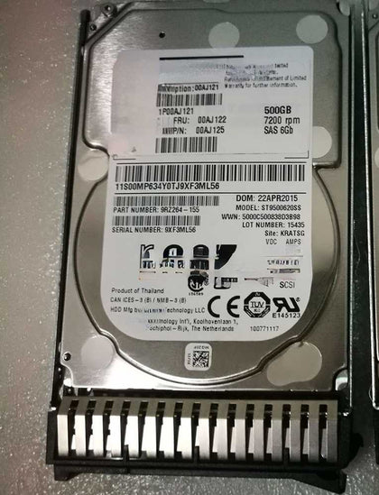 IBM X3850 X6 X3550 M5 X3650 M5 Hard Drives 500G 7.2K 2.5inch SAS