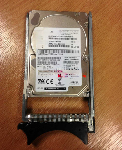 IBM pSeries P7 1790 74Y4900 74Y4891 600G 10K 2.5inch SAS Hard Drives