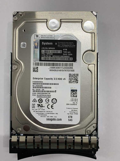 Lenovo 00FN228 00FN229 00FN232 6T 7.2K 3.5 SAS 12gb Hard Drives