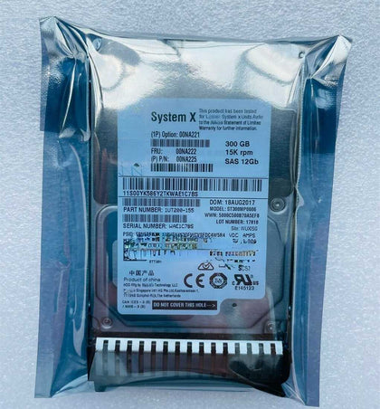 Lenovo 00NA222 300G 15K 2.5inch SAS 12Gb X3650 M5 X3550 M5 Hard Drives