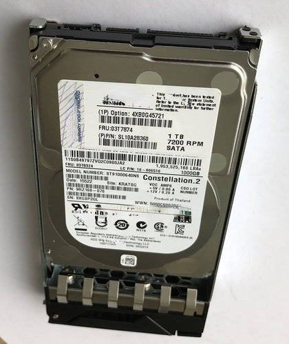 Lenovo 03T7874 1T 7.2K 2.5 SATA RD640 RD350 RD340 RD540 Hard Drives