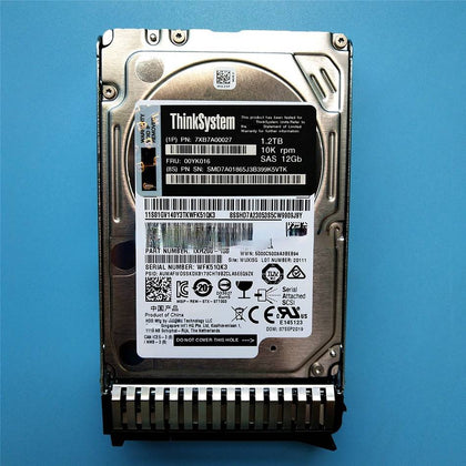 Lenovo 1.2T 10K 2.5inch SAS 00YK016 SR550 SR850 SR860 SR590 Hard Drives