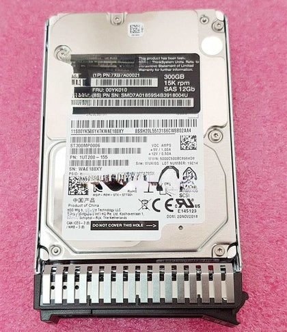 Lenovo 7XB7A00021 00YK010 300G 15K 2.5 SAS 12Gb SR Hard Drives