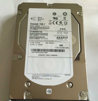 Lenovo R280 T350G7 R680G7 R525G3 600G 15K 3.5inch SAS Hard Drives