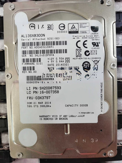 Lenovo R525 G2 G3 R525 G6 T168 G7 300G 15K 2.5 SAS Hard Drives