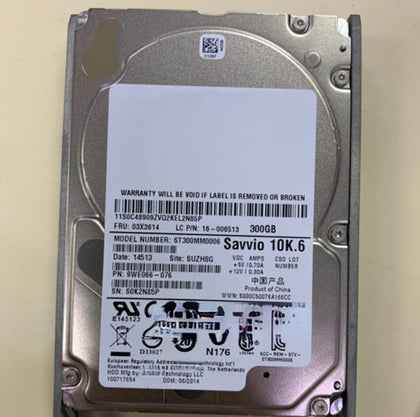 Lenovo R630 G7 R680 G7 R525 300G 10K 2.5inch SAS Hard Drives