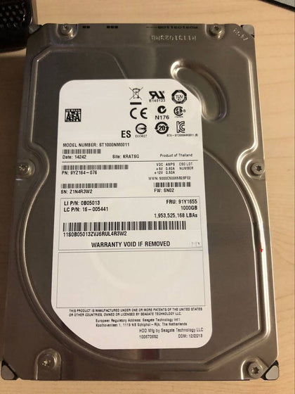 Lenovo RD450 RD530 RD540 RD550 Hard Drives 1T 7.2K 3.5 SATA