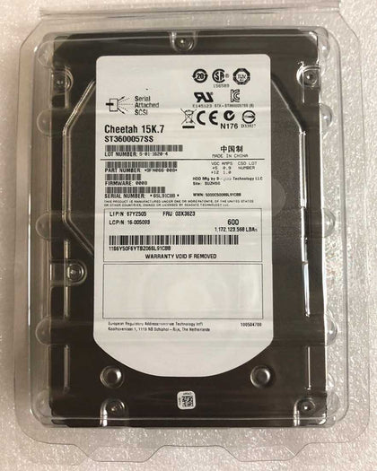 Lenovo RD450 RD530 RD540 RD550 Hard Drives 600G SAS 15K 3.5inch