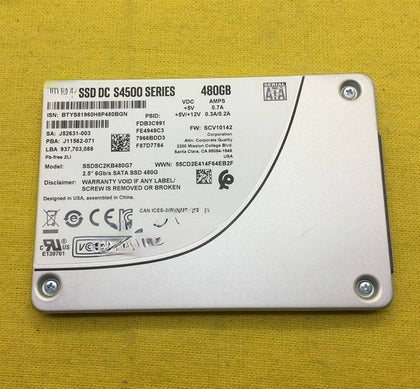 Lenovo RD630 RD640 RD650 RD680 Solid State Hard Drives 480G 2.5 SATA SSD