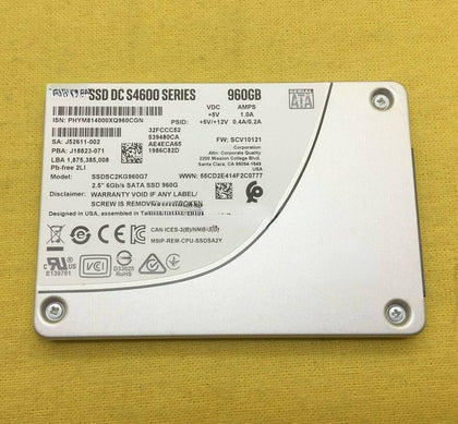 Lenovo RD650 RD680 RD830 RQ750 RQ940 Solid State Hard Drives 960G 2.5 SATA SSD