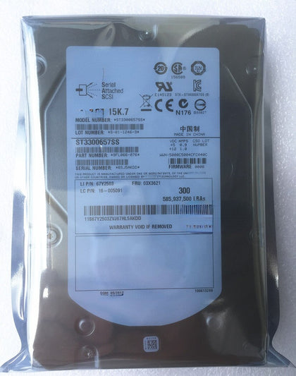 Lenovo T260G3 T280G2 G3 R525G3 Hard Drives 300G 15K 3.5 SAS