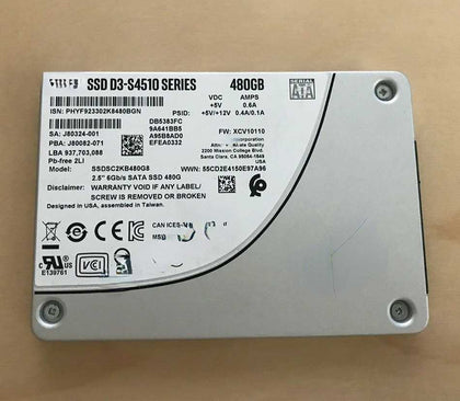 Lenovo T558 RD830 RQ750 RQ940 Solid State Hard Drives 480G 2.5 SATA SSD