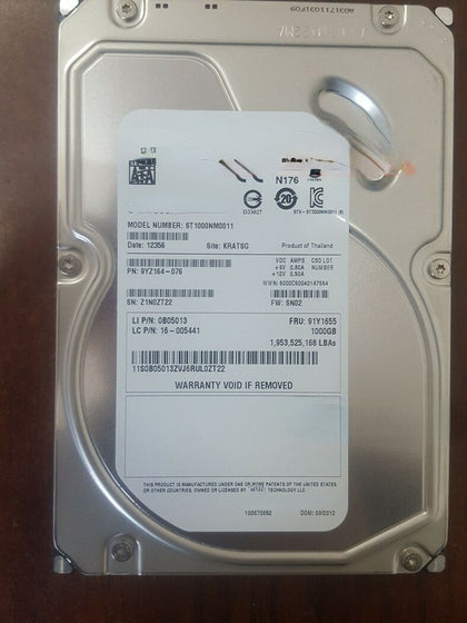 Lenovo TS230 TS240 TS240 TS250 Hard Drives 1T 7.2K 3.5 SATA