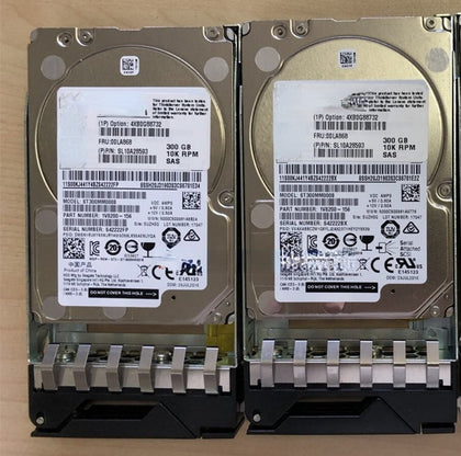 Lenovo ThinkServer 00LA868 4XB0G88732 300G 10K 2.5 SAS 12gb Hard Drives