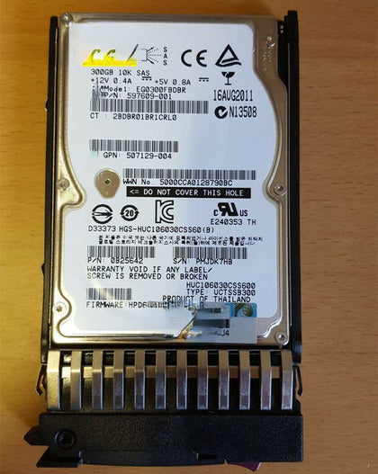 ML370 G5 ML370 G6 DL380 G6 G7 Hard Drives 300G 10K 2.5 SAS