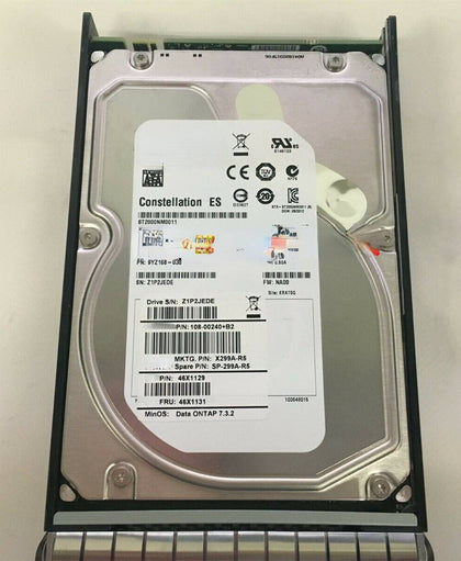 NETAPP X299A-R5 46X1131 46X1129 2T 7.2K 3.5 SATA FAS2050 Hard Drives